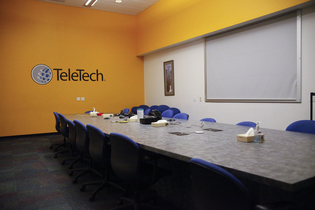 a board room at teletech in kalispell montana